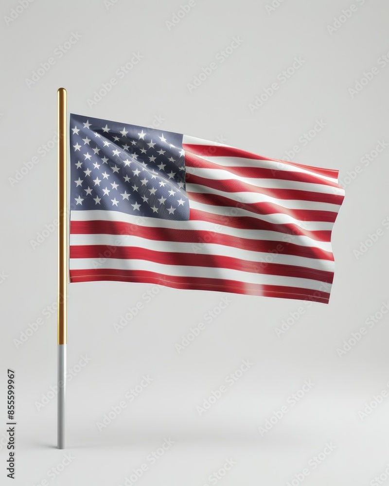 Fototapeta premium A flag waving