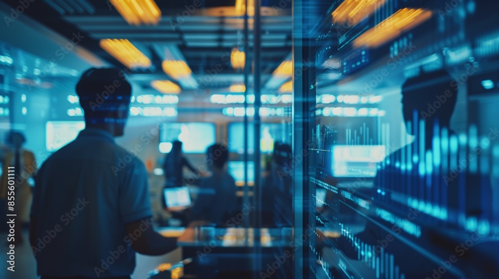 a man looking at a computer screen a man looking at a computer screen