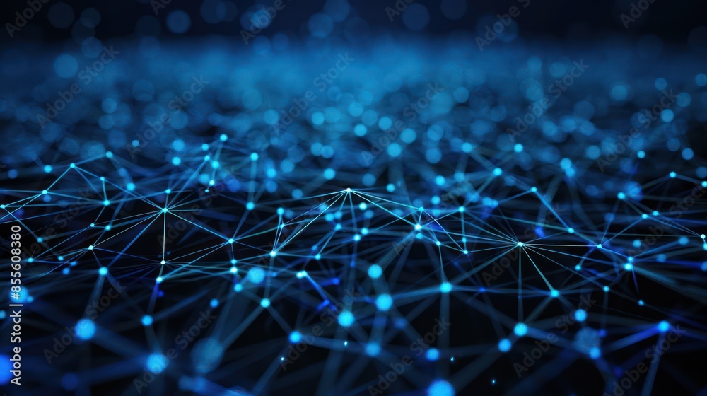 Abstract Digital Network Visualization Abstract Digital Network Visualization