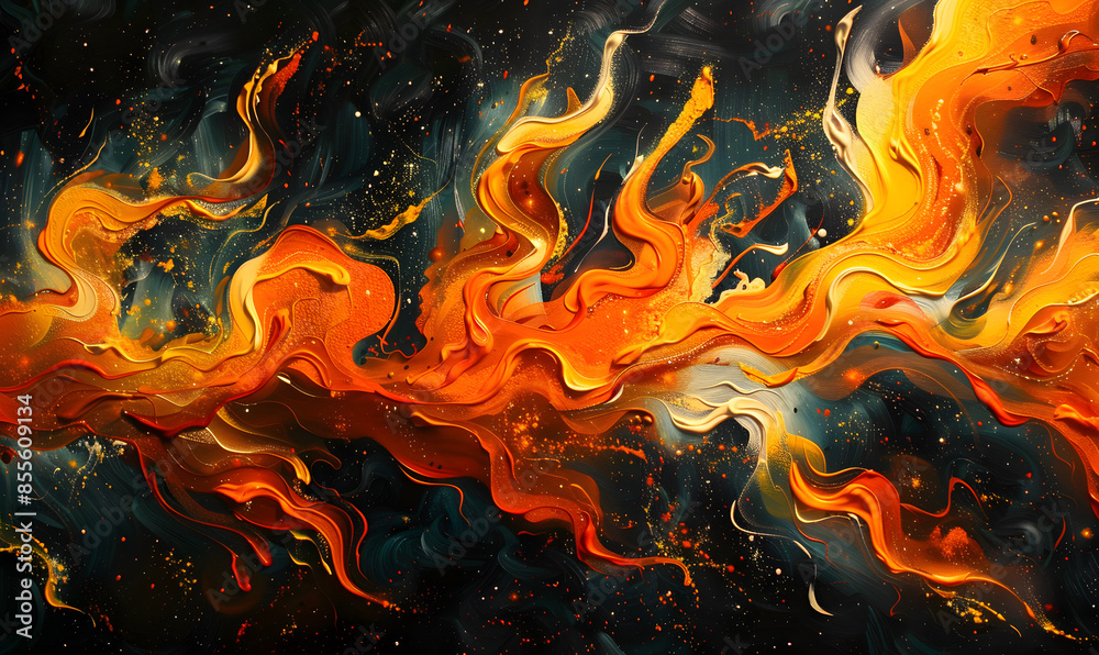 fire spark burn on dark background fire spark burn on dark background