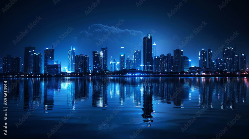 Fototapeta premium landscape of skyline