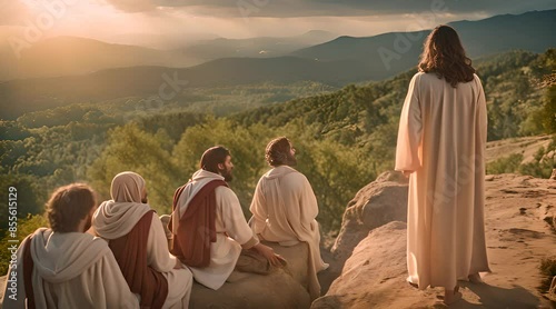 Jesus Christ. Overcoming Temptations and Preaching Salvation