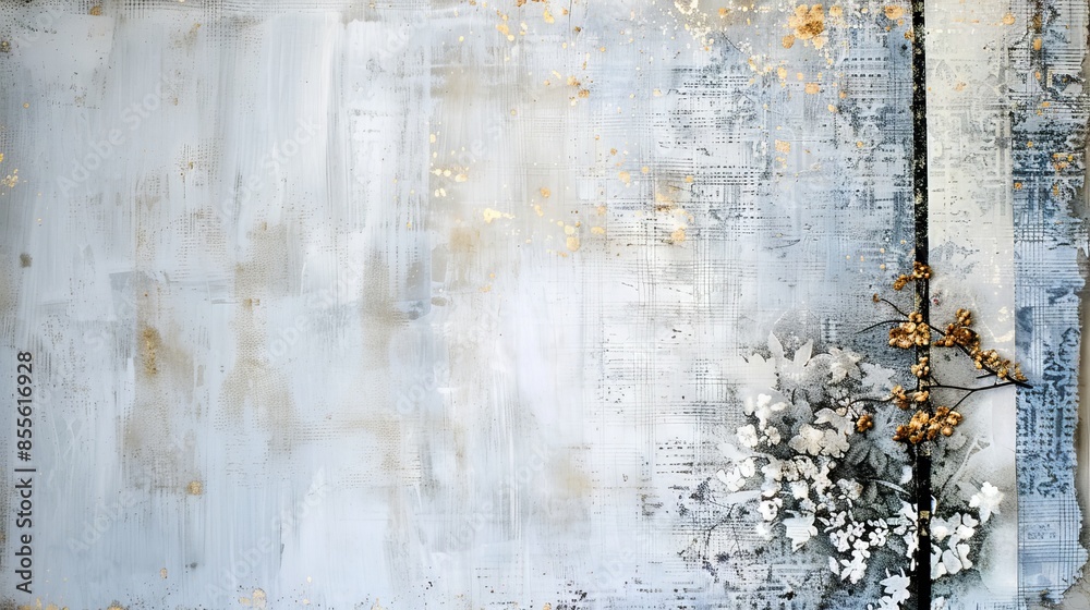 A mixed media artwork that captures the essence of timeless elegance and sophistication. A mixed media artwork that captures the essence of timeless elegance and sophistication.