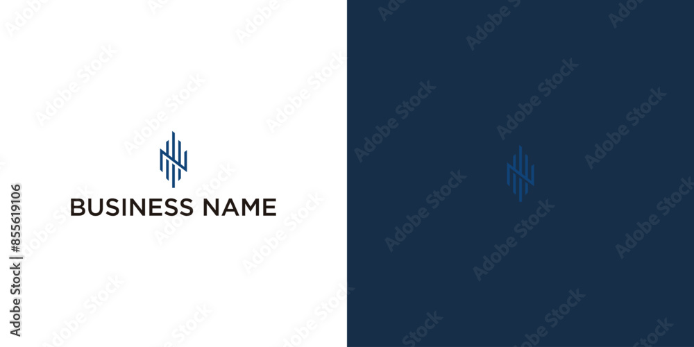 Innovative finance logo featuring the letter N, perfect for modern businesses Innovative finance logo featuring the letter N, perfect for modern businesses