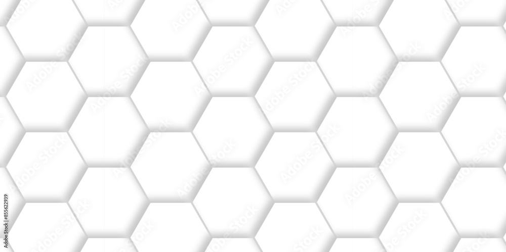 Vector White Hexagonal Background. Luxury White Pattern. Vector Illustration. 3D Futuristic abstract honeycomb mosaic white background. geometric mesh cell texture. modern futuristic wallpaper. Vector White Hexagonal Background. Luxury White Pattern. Vector Illustration. 3D Futuristic abstract honeycomb mosaic white background. geometric mesh cell texture. modern futuristic wallpaper.