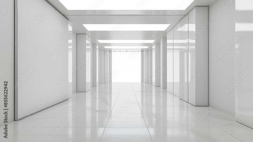 White background featuring a led panel White background featuring a led panel