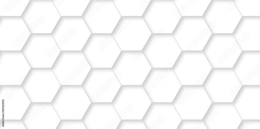 Vector White Hexagonal Background. Luxury White Pattern. Vector Illustration. 3D Futuristic abstract honeycomb mosaic white background. geometric mesh cell texture. modern futuristic wallpaper. Vector White Hexagonal Background. Luxury White Pattern. Vector Illustration. 3D Futuristic abstract honeycomb mosaic white background. geometric mesh cell texture. modern futuristic wallpaper.