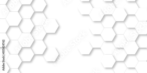  Vector White Hexagonal Background. Luxury White Pattern. Vector Illustration. 3D Futuristic abstract honeycomb mosaic white background. geometric mesh cell texture. modern futuristic wallpaper.