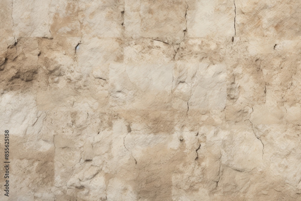 Close-up of the white limestone of the in France Close-up of the white limestone of the in France