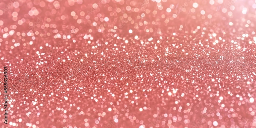 Peach pink glitter bokeh texture background , Rose gold pink sparkle glitter pattern, banner.. Peach pink glitter bokeh texture background , Rose gold pink sparkle glitter pattern, banner..