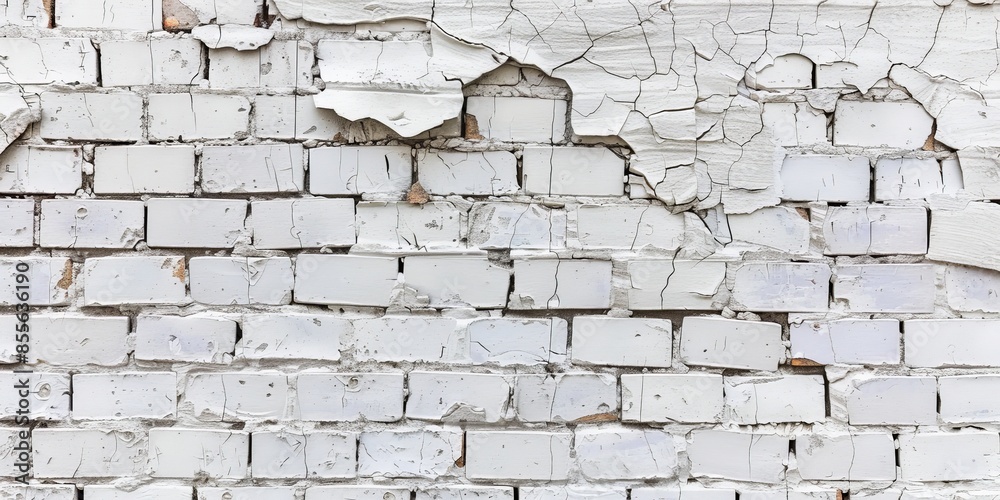 Modern Abstract Light Gray Brick Wall Design