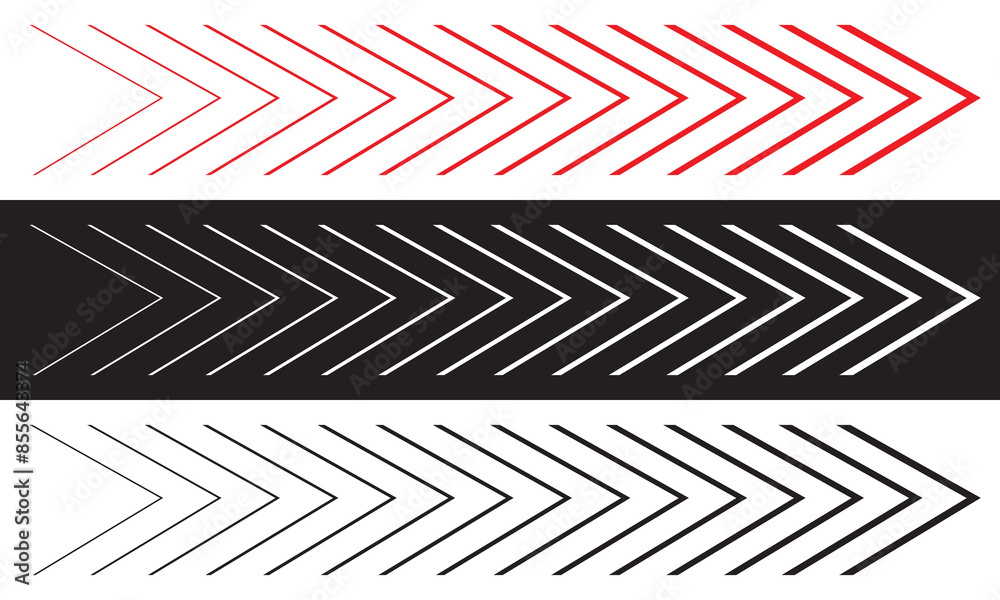 Obraz premium Arrow swipe icon style symbol signs, Vector illustration. isolated on white and black background. EPS 10