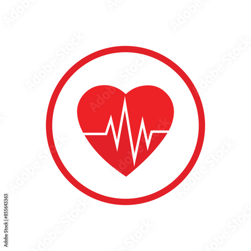 heart cpr medical icon vector design