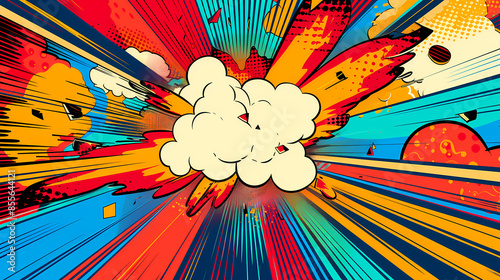 Explosion effect illustration