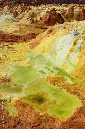 Danakil depression in Ethiopia