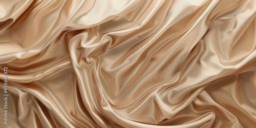 Luxurious Beige Fabric Drape Elegance
