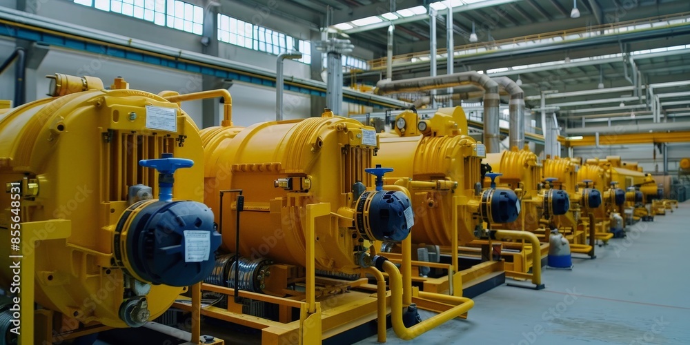 Industrial Generator Room Ready for Operation Industrial Generator Room Ready for Operation
