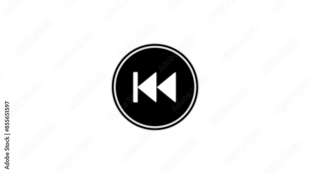 forward Icon video . Flat style Circle Shape isolated on white background. forward Icon video . Flat style Circle Shape isolated on white background.