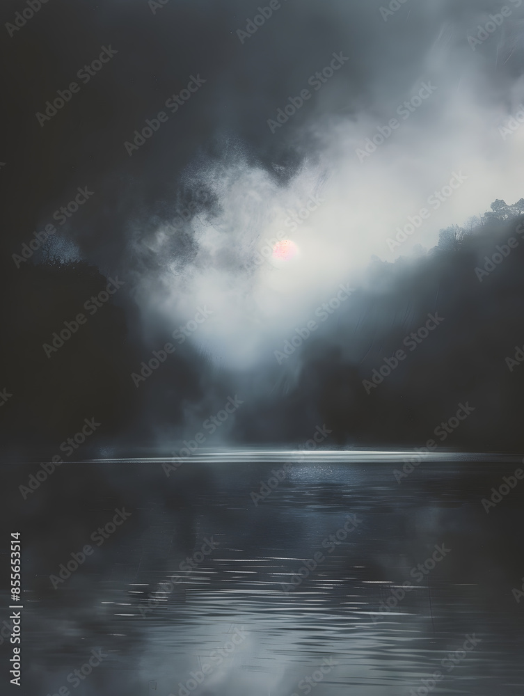 Abstract white smoke or steam swirls Abstract white smoke or steam swirls