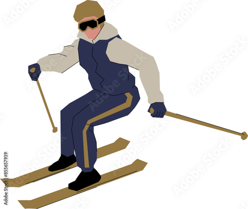Olympic Games Skiing Athlete