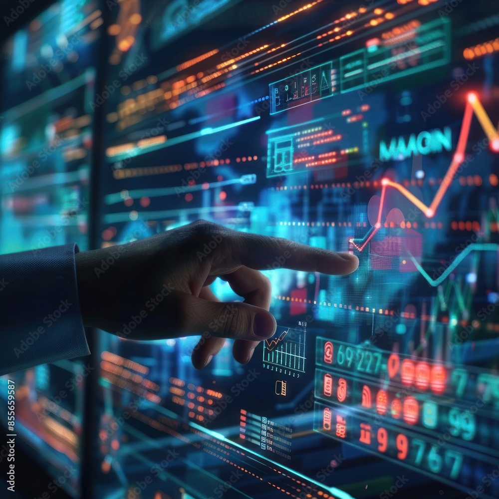 realistik ui design of hologram data statistics realistik ui design of hologram data statistics