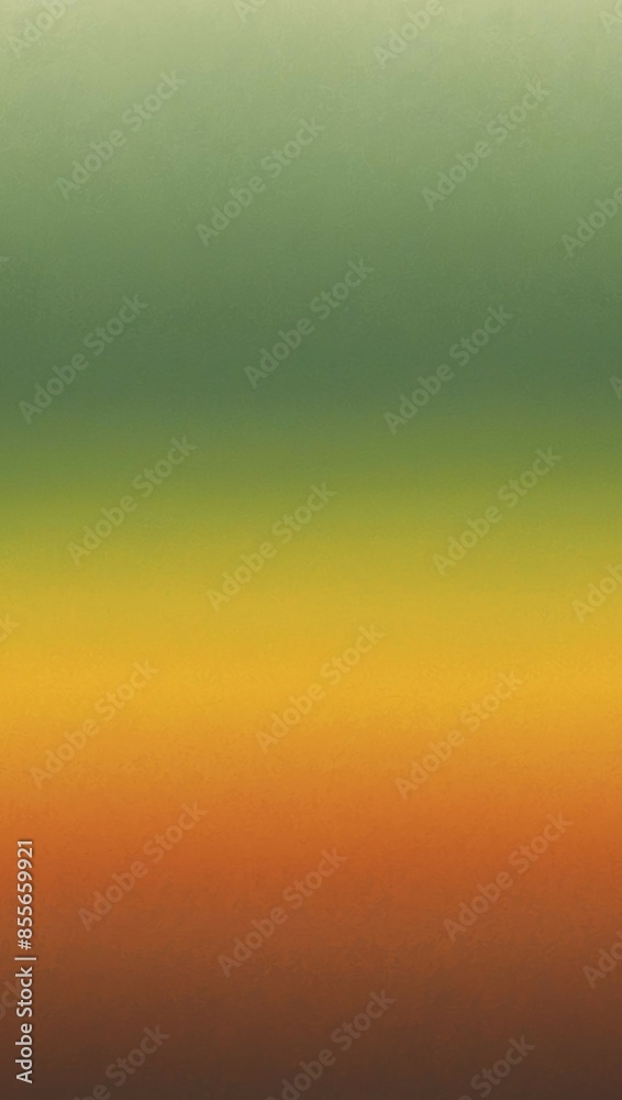Naklejka premium A simple and abstract illustration of a grainy, uneven circle gradient background with shades of green, yellow, and orange