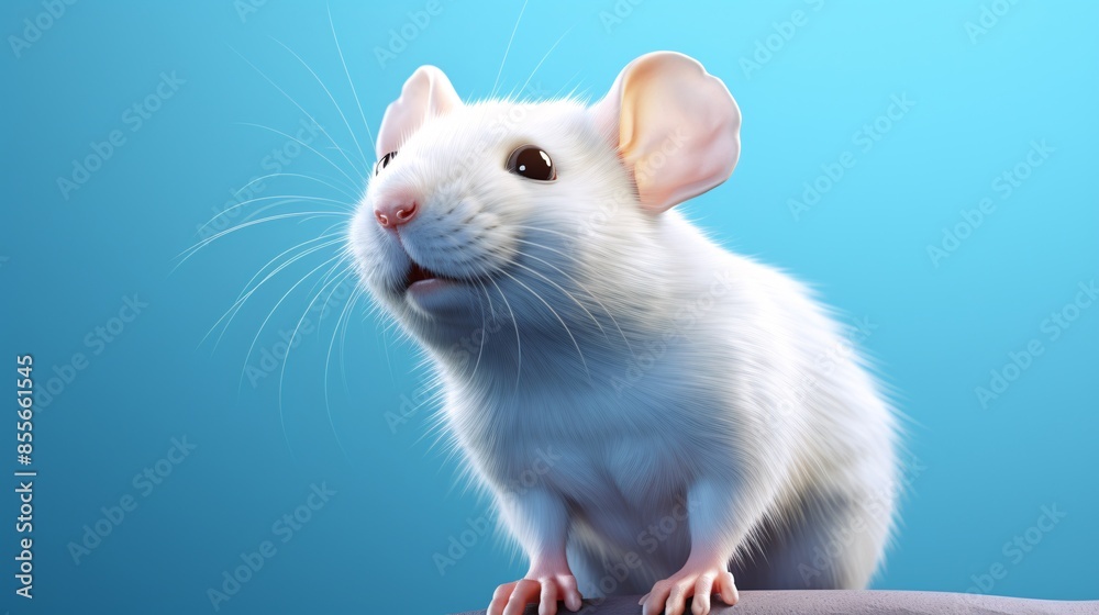 a white mouse standing on a branch a white mouse standing on a branch