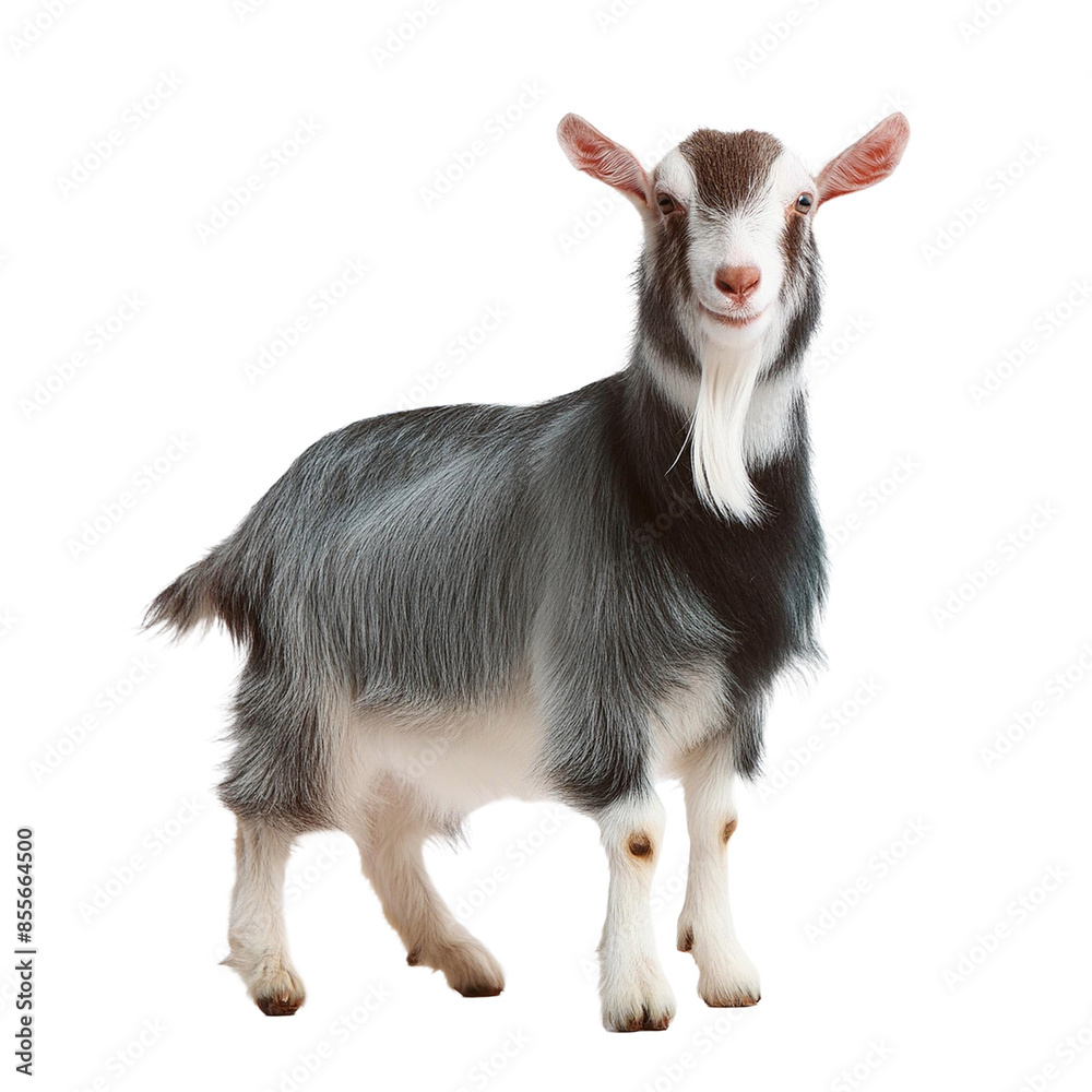 a goat standing upright facing forward with a transparent background a goat standing upright facing forward with a transparent background