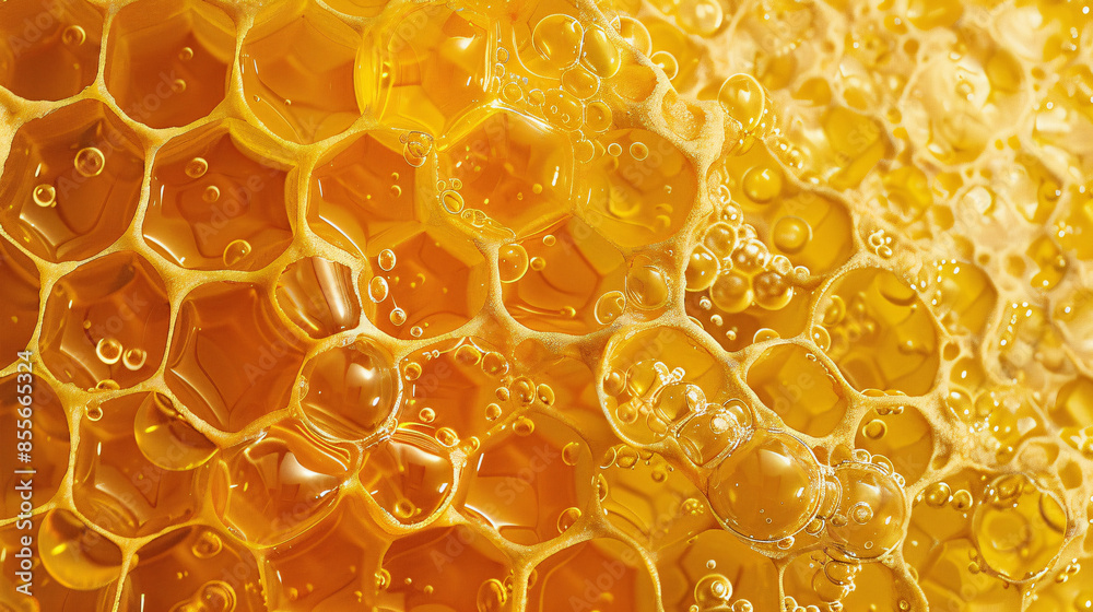 a close up of honeycombs a close up of honeycombs
