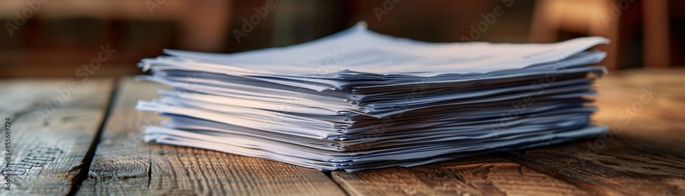 A stack of papers titled AI regulation rests on a wooden table, showcasing EU laws and policies that prioritize AI safety and ethical standards. The layout provides extensive copy space, making it A stack of papers titled AI regulation rests on a wooden table, showcasing EU laws and policies that prioritize AI safety and ethical standards. The layout provides extensive copy space, making it
