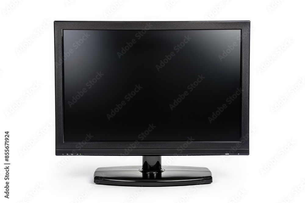 TV Screen. Front Shot of Plasma Display Isolated on White Background TV Screen. Front Shot of Plasma Display Isolated on White Background