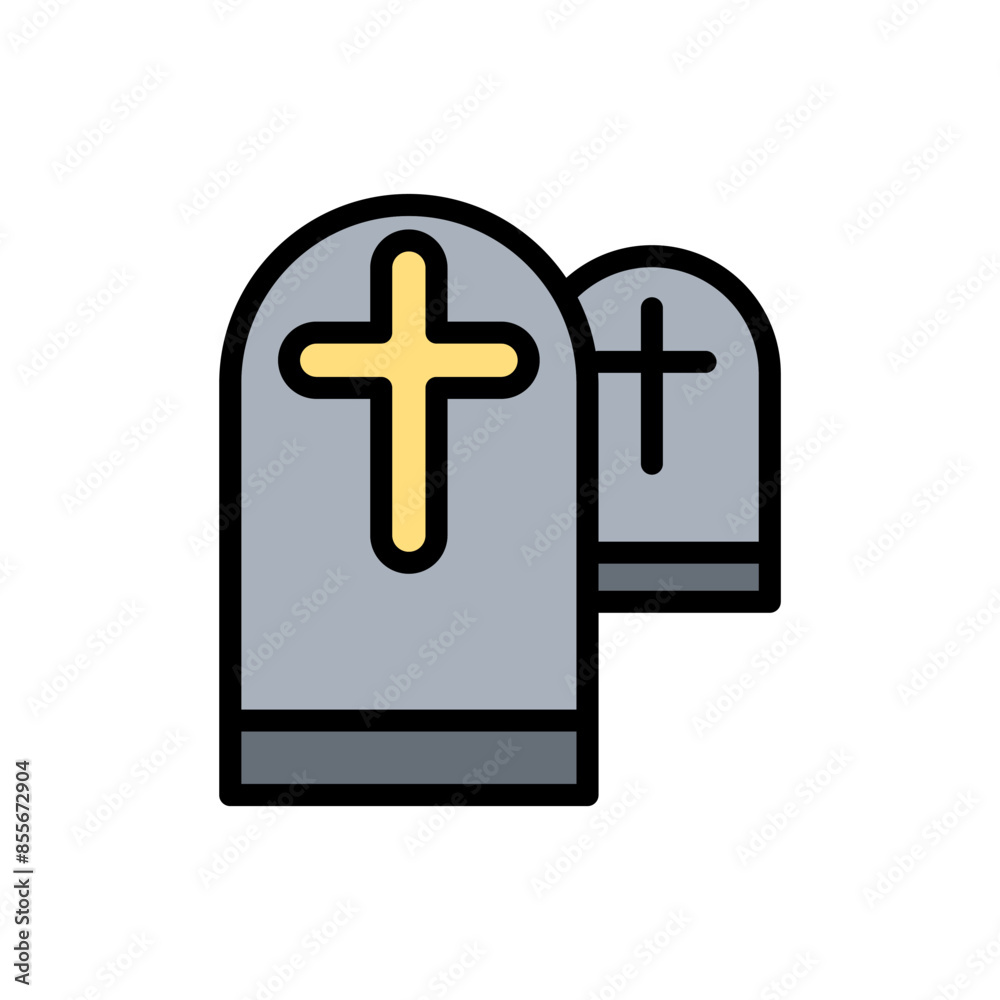 Obraz premium Tombstone icon