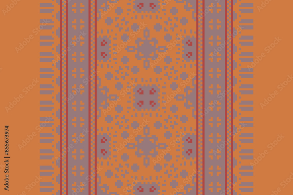 Ethnic pattern vector background. seamless pattern traditional, Design for background, wallpaper, Batik, fabric, carpet, clothing, wrapping, and textile. ethnic pattern Vector illustration. Ethnic pattern vector background. seamless pattern traditional, Design for background, wallpaper, Batik, fabric, carpet, clothing, wrapping, and textile. ethnic pattern Vector illustration.