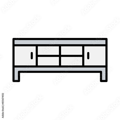 TV cabinet icon