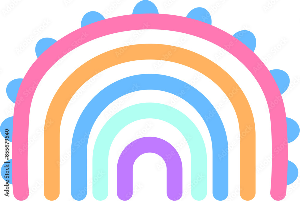 Colorful rainbow element background. Colorful rainbow element background.