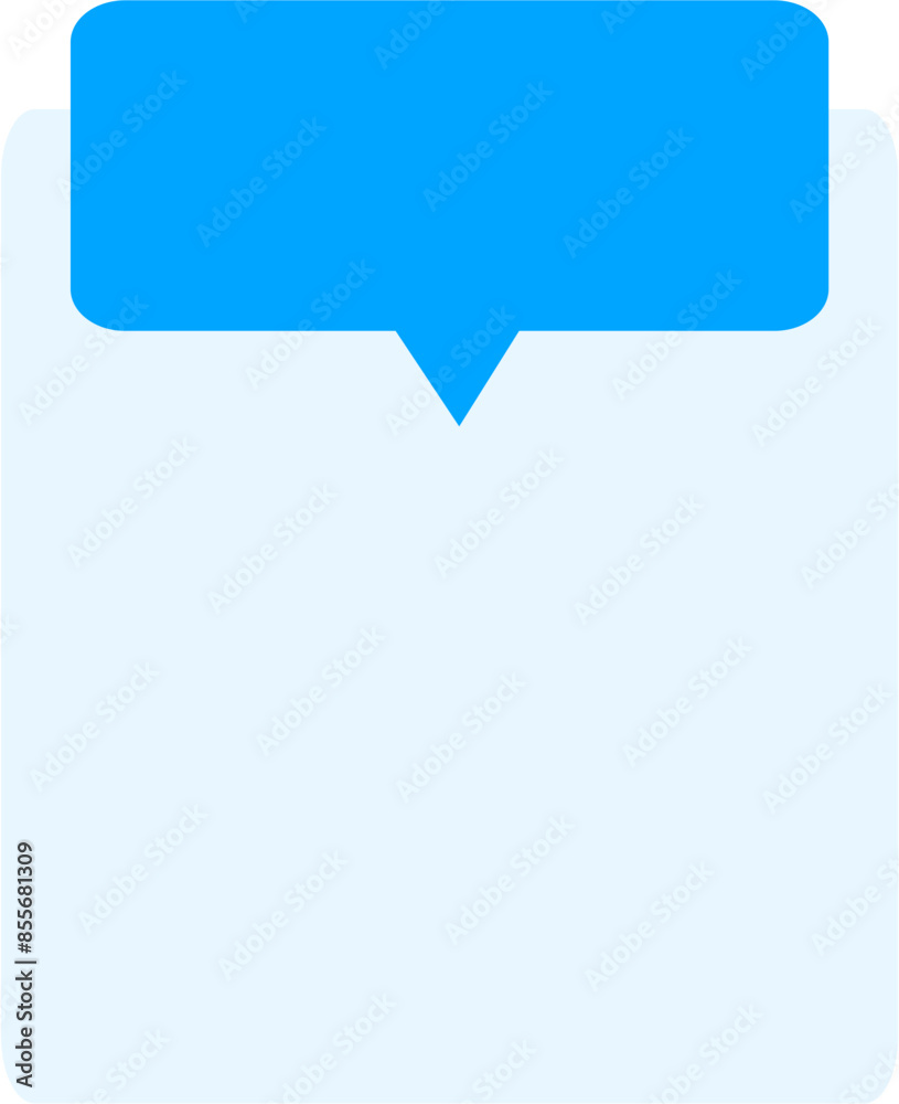 blue text box with speech bubble blue text box with speech bubble