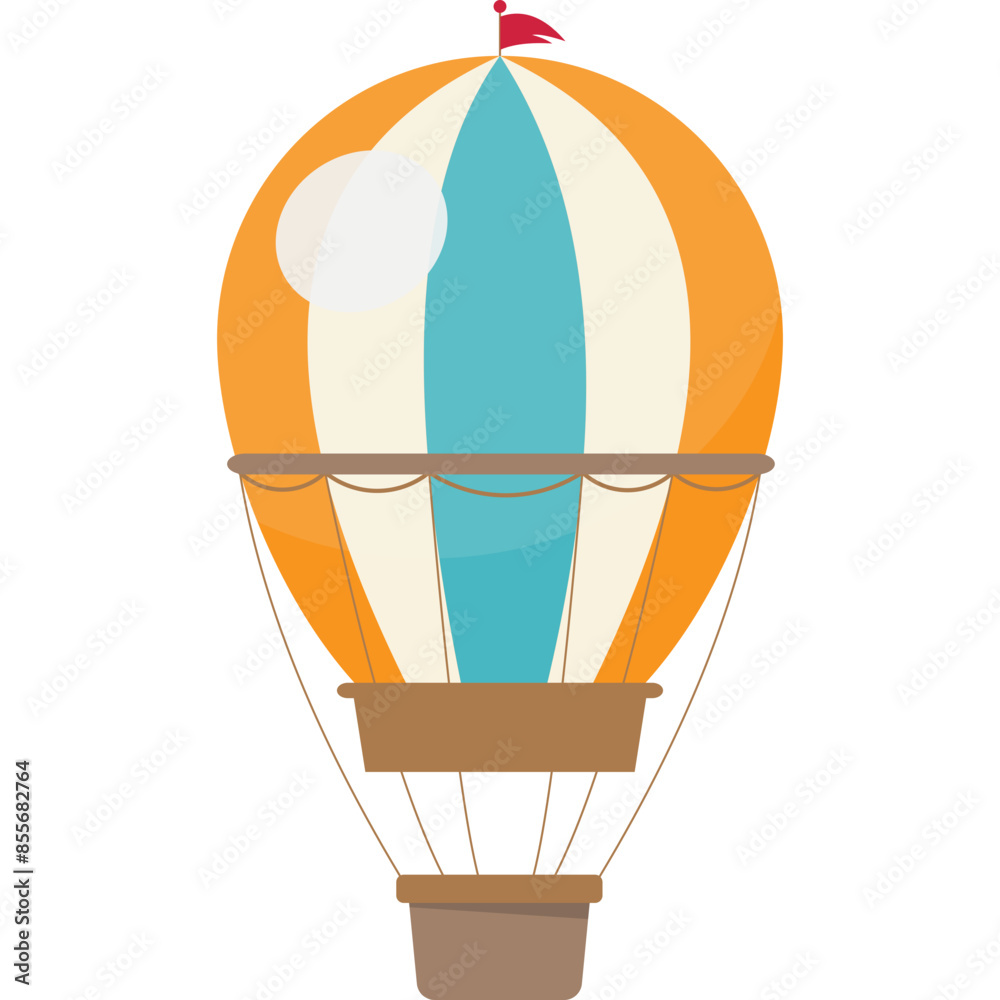 Hot Air Balloon Illustration