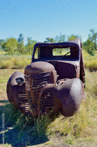 old abandoned truck