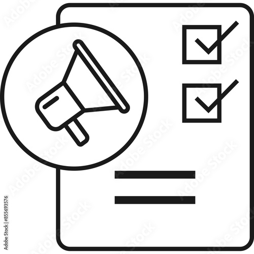 Job Hiring Line Icon
