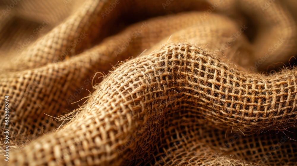A close up of a piece of burlap fabric with a lot of texture A close up of a piece of burlap fabric with a lot of texture