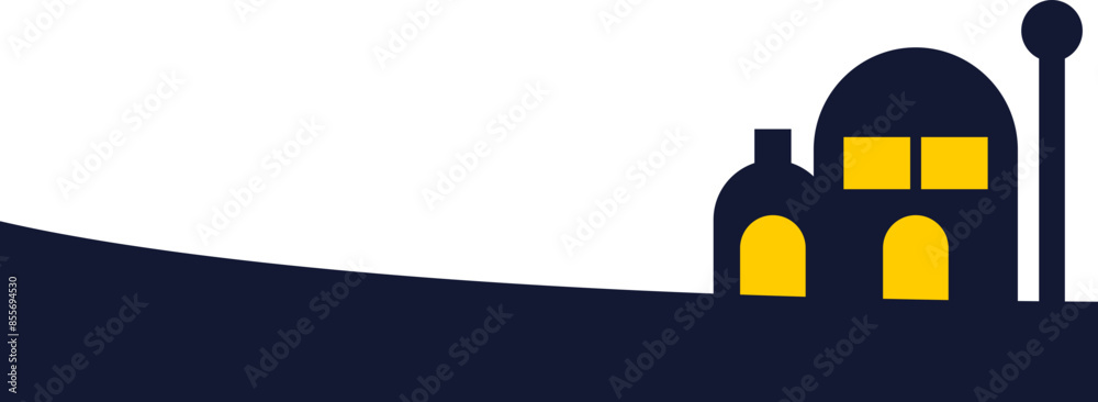 Fototapeta premium House Frame Twibbon Element