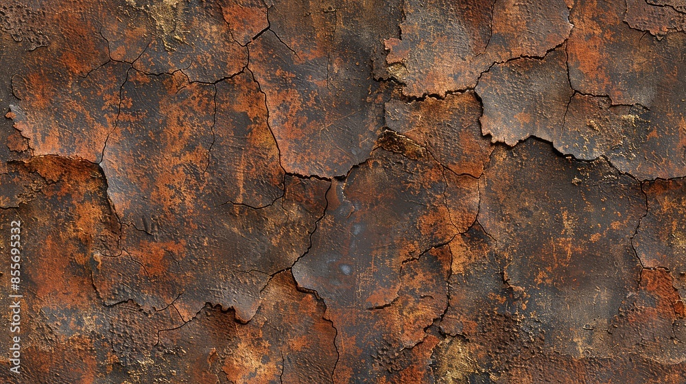 Weathered metal panel shows signs of severe corrosion and rust Weathered metal panel shows signs of severe corrosion and rust