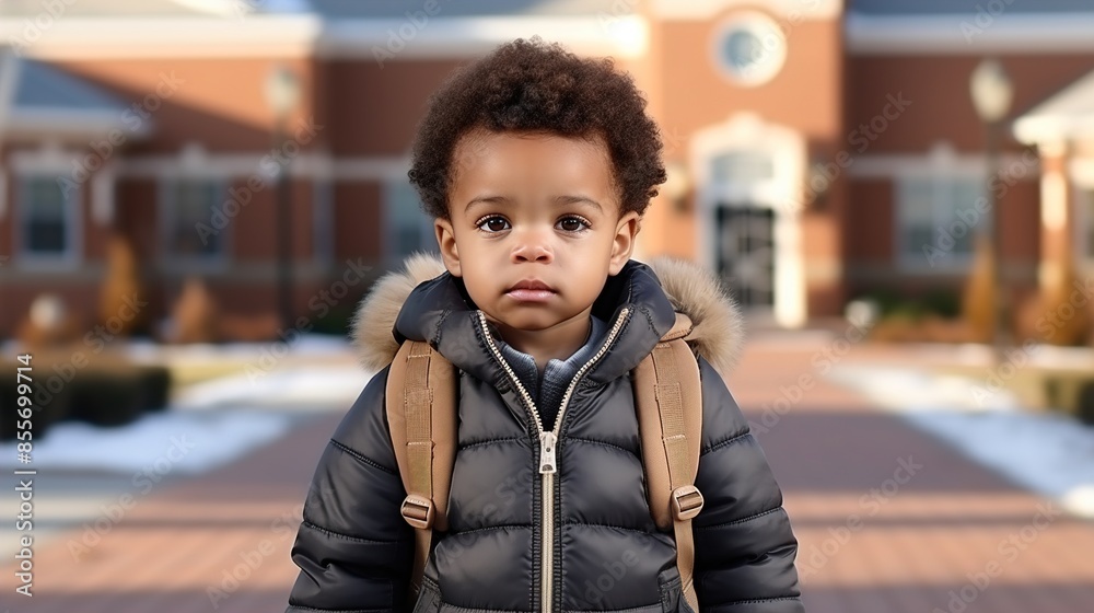 Fototapeta premium portrait of a little child