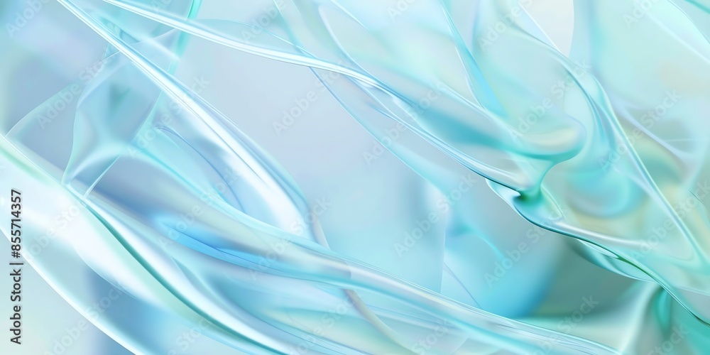 Blueish macro minimalist holographic background, smooth forms, shapeless, glass aspect ratio 2:1 , banner, website Blueish macro minimalist holographic background, smooth forms, shapeless, glass aspect ratio 2:1 , banner, website