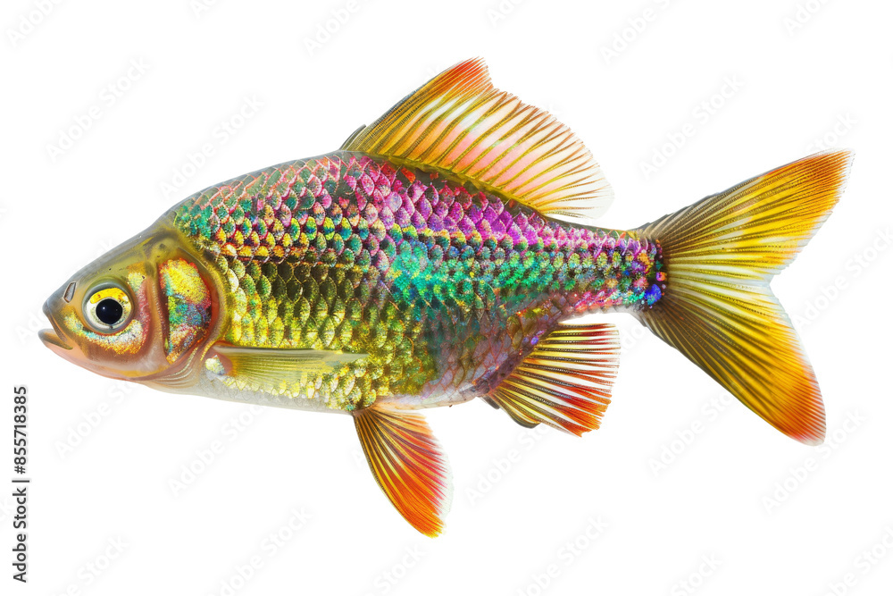 Colorful Fish with Rainbow Scales Colorful Fish with Rainbow Scales