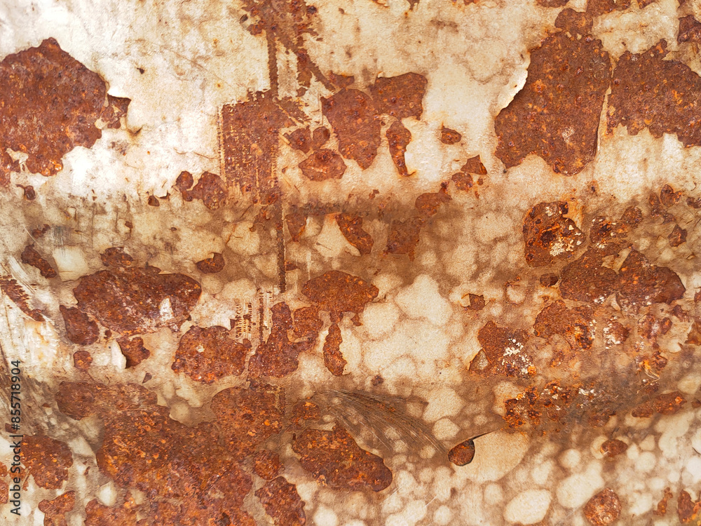 Naklejka premium Old, rusty metal texture closeup