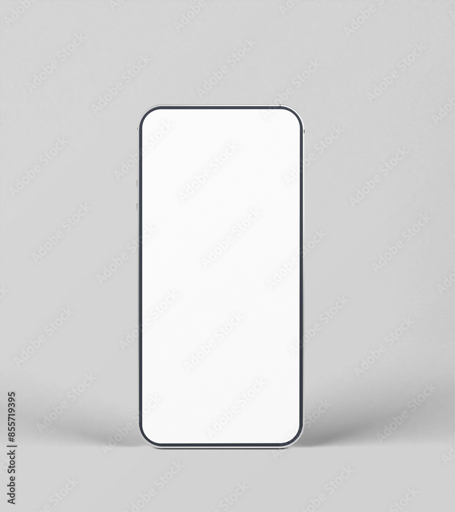 Mobile blank white screen for mockup Mobile blank white screen for mockup