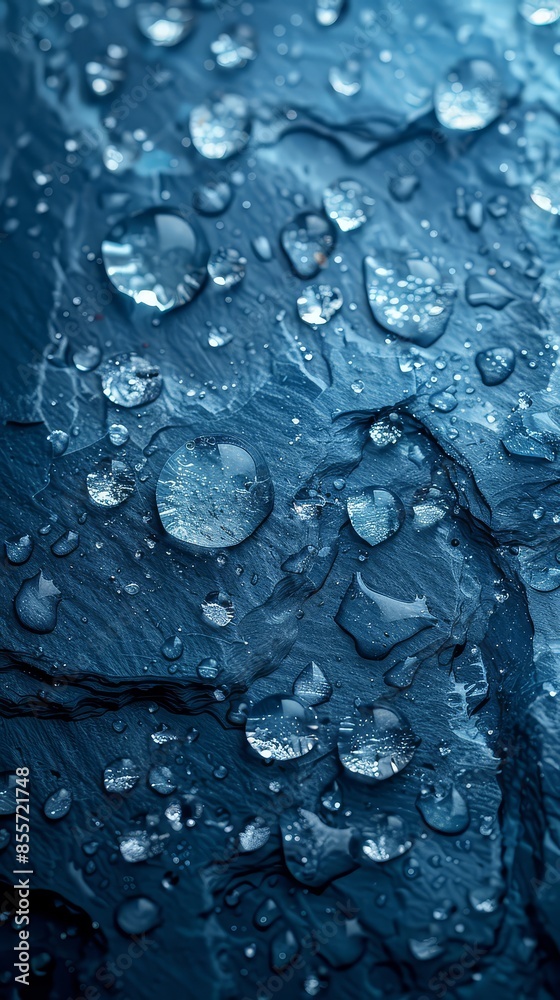 Fototapeta premium Light drops of water