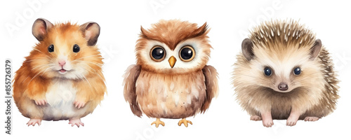 Wallpaper Mural Baby Animal wildlife cute set Torontodigital.ca