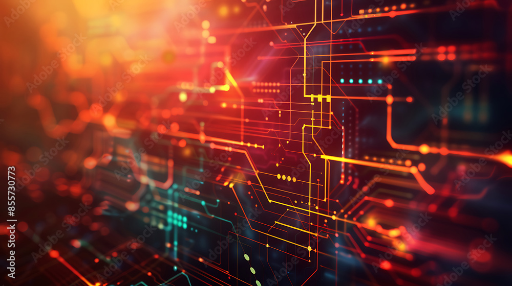 abstract technology banner